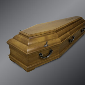 Ozola koka zārks ar rozi uz vāka