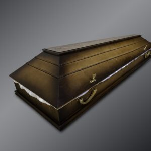 Priedes koka zārks ar divām pīnēm